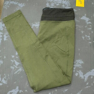 𝅺euc Lole, Size L, Green with black band Leggings